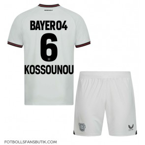 Bayer Leverkusen Odilon Kossounou #6 Replika Bortatröja Barn 2023-24 Kortärmad (+ Korta byxor)